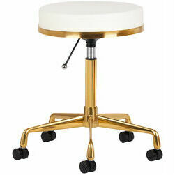 cosmetic-stool-h4-white-gold