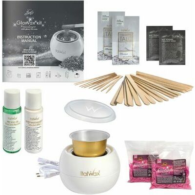 Italwax GLOWAX KIT - facial hair removal concept suitable for both home and  professional use. 