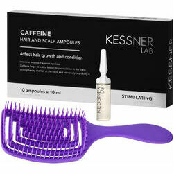 komplekts-flexible-hair-brush-o-327-violeta-un-kessner-lab-kofeina-ampulas