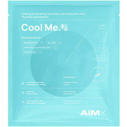 sheet-mask-aimx-cool-me-cooling-and-hydrating-face-mask-with-hyaluron-acid-peptides-and-probiotics-atsvaidzinosa-sejas-maska-ar-peptidiem-25-ml